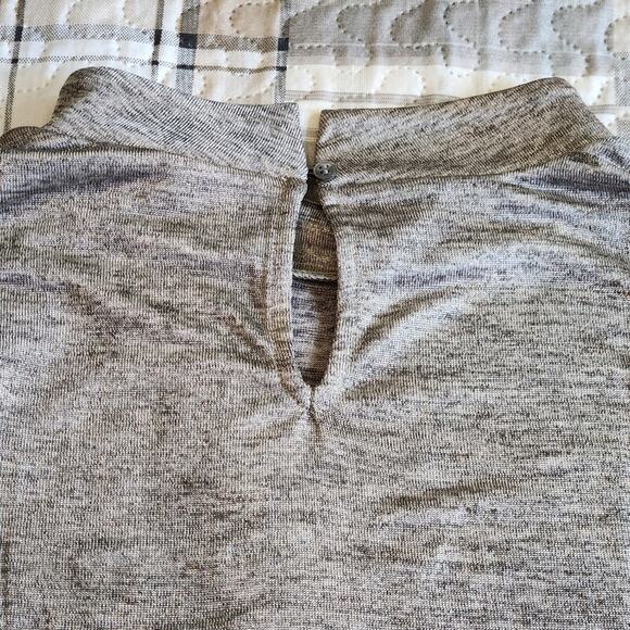 Loft sleeveless mock neck top blouse size large sparkles party - Picture 3 of 4